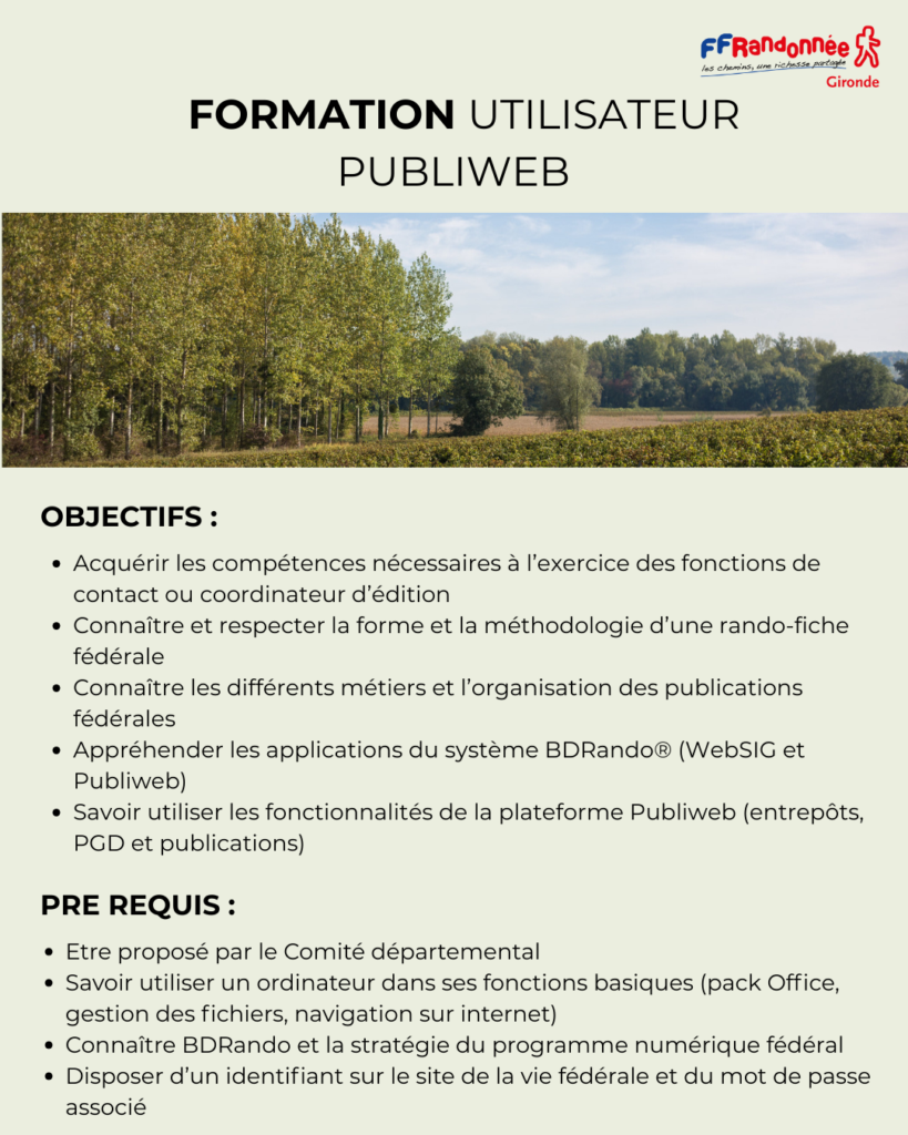 formation utilisateur publiweb